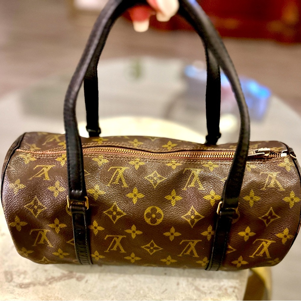 Authentic Louis Vuitton Satchel Bag Papillon 30 Monogram LV Handbag Vintage